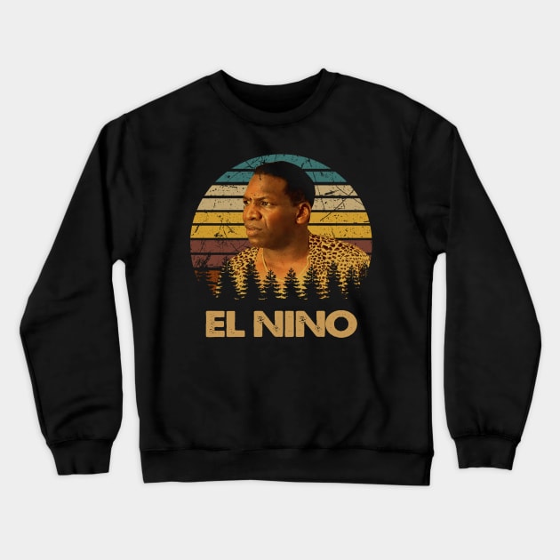 Retro Art El Nino Friday Movie Crewneck Sweatshirt by QuickMart